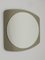 Mid-Century Oval Grey Wall Mirror from Cristal Arte, Italy, 1970s, Image 8