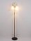 Lámpara de pie Mid-Century de latón de Rupert Nikoll, Austria, años 50, Imagen 5