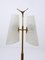 Mid-Century Brass Floor Lamp by Rupert Nikoll, Austria, 1950s 6