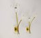 Flower Sconces by Emil Stejnar for Rupert Nikoll, Vienna, 1950s, Set of 2, Image 7