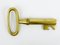 Großer Schlüsselkorkenzieher oder Flaschenöffner aus Messing, Carl Auböck zugeschrieben, Österreich, 1950er 5