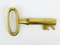 Large Brass Key Cork Screw or Bottle Opener attributed to Carl Auböck, Austria, 1950s 5