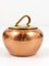 Austrian Copper and Brass Milk Creamer and Sugar Bowl with Lid, 1950s, Set of 2, Image 8