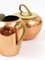 Austrian Copper and Brass Milk Creamer and Sugar Bowl with Lid, 1950s, Set of 2 7