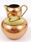 Austrian Copper and Brass Milk Creamer and Sugar Bowl with Lid, 1950s, Set of 2 6