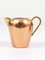 Austrian Copper and Brass Milk Creamer and Sugar Bowl with Lid, 1950s, Set of 2 3