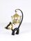Cat Figurine with Thermometer by Walter Bosse for Hertha Baller, Austria, 1950s 6