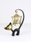 Cat Figurine with Thermometer by Walter Bosse for Hertha Baller, Austria, 1950s 3