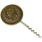 Large Brass Coin Cork Screw or Bottle Opener attributed to Carl Auböck, Austria, 1950s 1