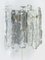 Lámpara de pared de cristal de hielo atribuida a JT Kalmar para Kalmar, Viena, años 60, Imagen 5