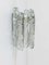 Lampada da parete Ice Glass attribuita a JT Kalmar per Kalmar, Vienna, anni '60, Immagine 3