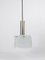 Frosted Ice Glass Panel Pendant Lamp attributed to J. T. Kalmar for Kalmar, Austria, 1960s 7