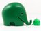 Salvadanaio Drumbo Green Elephant attribuito a Luigi Colani per Dresdner Bank, anni '70, Immagine 10