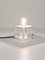 Mid-Century Acrylic Glass Cubic Table Lamp, Italy, 1970s, Image 7