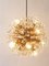 Gold-Plated Blowball Sputnik Pendant Light in the Style of Emil Stejnar, 1970s 10