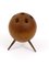 Walnut Ball Tripod Candleholder, Austria, 1950s, Image 3