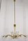 Viennese Brass & Crystal Chandelier attributed to Emil Stejnar for Rupert Nikoll, 1950s, Image 4