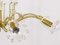 Viennese Brass & Crystal Chandelier attributed to Emil Stejnar for Rupert Nikoll, 1950s, Image 6