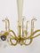 Viennese Brass & Crystal Chandelier attributed to Emil Stejnar for Rupert Nikoll, 1950s 8
