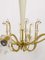 Viennese Brass & Crystal Chandelier attributed to Emil Stejnar for Rupert Nikoll, 1950s, Image 8