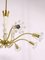 Viennese Brass & Crystal Chandelier attributed to Emil Stejnar for Rupert Nikoll, 1950s, Image 5