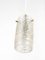 Lámpara colgante Mid-Century de tubo de vidrio y latón atribuida a JT Kalmar para Kalmar, Austria, años 50, Imagen 5