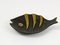 Mid-Century Brass Fish Ashtray attributed to Walter Bosse for Hertha Baller, Austria, 1950s 2