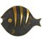 Mid-Century Brass Fish Ashtray attributed to Walter Bosse for Hertha Baller, Austria, 1950s 1
