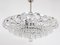 Chandelier with Diamond-Shaped Crystals from Bakalowits & Söhne, Austria, 1950s, Image 4