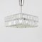 Modernist Square Ceiling Light with Faceted Crystals from Bakalowits & Söhne, Austria, 1960s 7