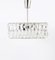 Modernist Square Ceiling Light with Faceted Crystals from Bakalowits & Söhne, Austria, 1960s, Image 5