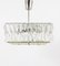 Modernist Square Ceiling Light with Faceted Crystals from Bakalowits & Söhne, Austria, 1960s 4