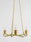 Mid-Century Brass Chandelier attributed to Oswald Haerdtl, Austria, 1950s, Image 9