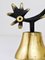 Brass Rooster Dinner Bell attributed to Walter Bosse for Hertha Baller, Austria, 1950 7