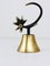 Brass Rooster Dinner Bell attributed to Walter Bosse for Hertha Baller, Austria, 1950, Image 2
