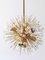Gold-Plated Blowball Sputnik Pendant Light attributed by Emil Stejnar, 1970s 3