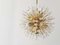 Lampada a sospensione Blowball Sputnik placcata in oro attribuita da Emil Stejnar, anni '70, Immagine 6