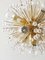 Lampada a sospensione Blowball Sputnik placcata in oro attribuita da Emil Stejnar, anni '70, Immagine 8