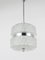 Chrome and Faceted Glass Pendant Light by Carl Fagerlund, 1960s, Image 10