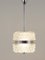 Lámpara colgante de cromo y vidrio facetado de Carl Fagerlund, años 60, Imagen 2
