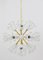 Brass Blowball Sputnik Pendant Light attributed to Emil Stejnar for Rupert Nikoll, Austria, 1950s 5
