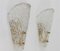 Mid-Century Brass Glass Sconces attributed to J. T. Kalmar for Kalmar, Austria, 1950s, Set of 2 6