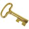 Large Brass Key Cork Screw or Bottle Opener attributed to Carl Auböck, Austria, 1950s 1