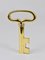 Large Brass Key Cork Screw or Bottle Opener attributed to Carl Auböck, Austria, 1950s 8