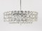 Large Round Chandelier with Diamond-Shaped Crystals from Bakalowits & Söhne, Austria, 1950s, Image 9