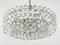 Large Round Chandelier with Diamond-Shaped Crystals from Bakalowits & Söhne, Austria, 1950s, Image 6