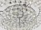 Großer runder Kronleuchter mit rautenförmigen Kristallen von Bakalowits & Söhne, Österreich, 1950er 10