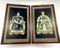 Chinoiserie Asian Emperor- Empress Wall Plaque, China, 1980s, Set of 2 2