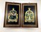Chinoiserie Asian Emperor- Empress Wall Plaque, China, 1980s, Set of 2 4