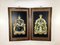 Chinoiserie Asian Emperor- Empress Wall Plaque, China, 1980s, Set of 2 1